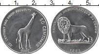 Продать Монеты Конго 50 сентим 2002 Алюминий