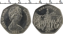 Продать Монеты Остров Мэн 50 пенсов 1982 Медно-никель