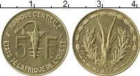 Продать Монеты Западная Африка 5 франков 2008 Бронза
