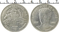 Продать Монеты Венесуэла 75 боливаров 1980 Серебро