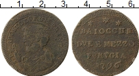 Продать Монеты Ватикан 1 байоччи 1796 Медь