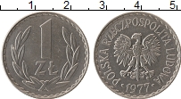 Продать Монеты Польша 1 злотый 1988 Алюминий