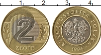 Продать Монеты Польша 2 злотых 1994 Биметалл