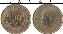 Продать Монеты Турция 100 лир 1986 Медно-никель