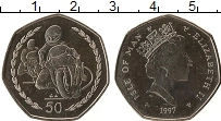 Продать Монеты Остров Мэн 50 пенсов 1997 Медно-никель