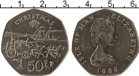 Продать Монеты Остров Мэн 50 пенсов 1980 Медно-никель