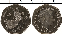 Продать Монеты Остров Мэн 50 пенсов 2012 Медно-никель