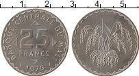 Продать Монеты Мали 25 франков 1976 Алюминий