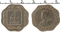 Продать Монеты Индия 4 анны 1920 Медно-никель