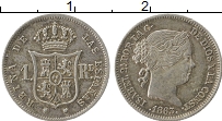 Продать Монеты Испания 1 реал 1854 Серебро