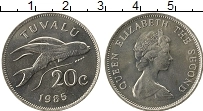 Продать Монеты Тувалу 20 центов 1985 Медно-никель