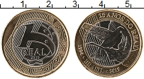 Продать Монеты Бразилия 1 реал 2019 Биметалл