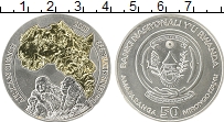 Продать Монеты Руанда 50 франков 2008 Серебро