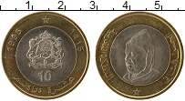 Продать Монеты Марокко 10 дирхам 1995 Биметалл