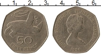 Продать Монеты Остров Святой Елены 50 пенсов 1984 Медно-никель