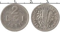 Продать Монеты Румыния 2 лей 1951 Алюминий