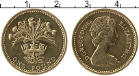 Продать Монеты Великобритания 1 фунт 1984 Латунь