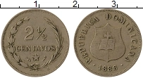 Продать Монеты Доминиканская республика 2 1/2 сентаво 1888 Медно-никель