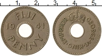 Продать Монеты Фиджи 1 пенни 1945 Медно-никель