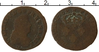 Продать Монеты Франция 4 денье 1696 Медь
