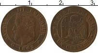 Продать Монеты Франция 1 сентим 1862 Медь