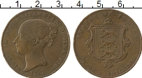 Продать Монеты Остров Джерси 1/13 шиллинга 1841 Медь