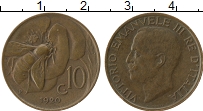 Продать Монеты Италия 10 чентезимо 1922 Медь