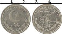 Продать Монеты Пакистан 1/2 рупии 1948 Медно-никель