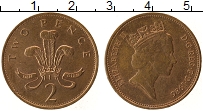 Продать Монеты Великобритания 2 пенса 1997 Медь