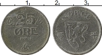 Продать Монеты Норвегия 25 эре 1943 Цинк