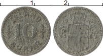 Продать Монеты Исландия 10 аурар 1942 Цинк