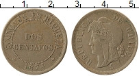 Продать Монеты Чили 10 сентаво 1874 Медно-никель