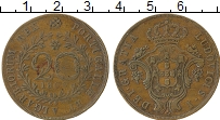 Продать Монеты Азорские острова 20 рейс 1866 Медь