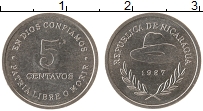 Продать Монеты Никарагуа 5 сентаво 1987 Медно-никель