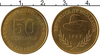 Продать Монеты Никарагуа 50 сентаво 1987 Медь