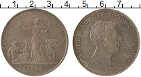 Продать Монеты Вюртемберг 1 талер 1833 Серебро