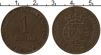 Продать Монеты Мозамбик 1 эскудо 1945 Бронза