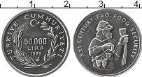 Продать Монеты Турция 50000 лир 1999 Алюминий