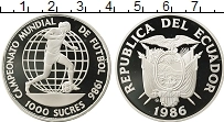 Продать Монеты Эквадор 1000 сукре 1986 Серебро