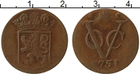 Продать Монеты Нидерландская Индия 1 дьюит 1746 Медь