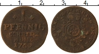 Продать Монеты Эрфурт 1 пфенниг 1769 Медь