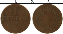 Продать Монеты Франкфурт 1 геллер 1820 Медь