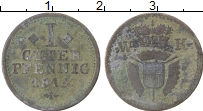 Продать Монеты Шаумбург-Гессен 1 пфенниг 1819 Медь