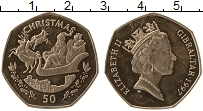 Продать Монеты Гибралтар 50 пенсов 1997 Медно-никель