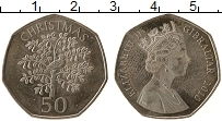 Продать Монеты Гибралтар 50 пенсов 2010 Медно-никель