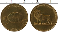 Продать Монеты Конго 1 франк 2002 Латунь