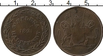 Продать Монеты Остров Святой Елены 1/2 пенни 1821 Медь