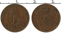 Продать Монеты Бельгия 1 сантим 1902 Медь