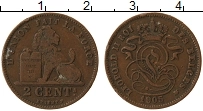 Продать Монеты Бельгия 2 цента 1875 Медь