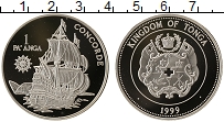 Продать Монеты Тонга 1 паанга 1999 Серебро